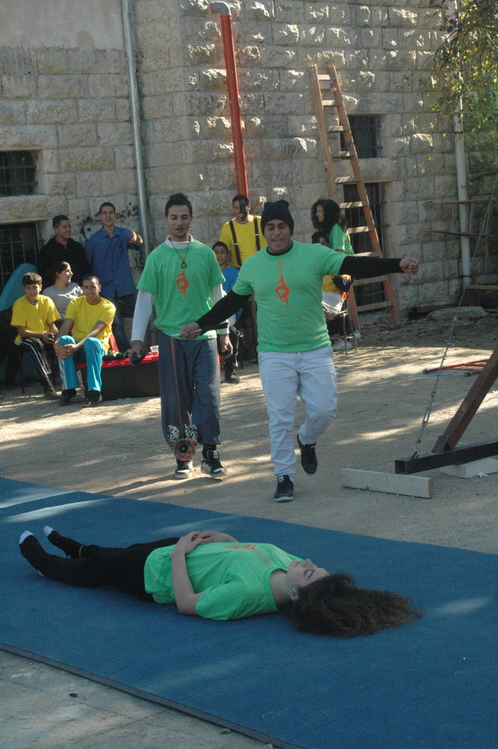 A Photograph of an Open Day in Birzeit <br />
 