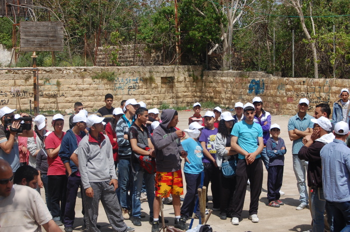 Cleaning the Palestinian Circus School's Building Before its Renovation in the Town of Birzeit 