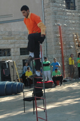 A Photograph of an Open Day in Birzeit <br />
 