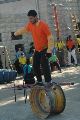 A Photograph of an Open Day in Birzeit <br />
 
