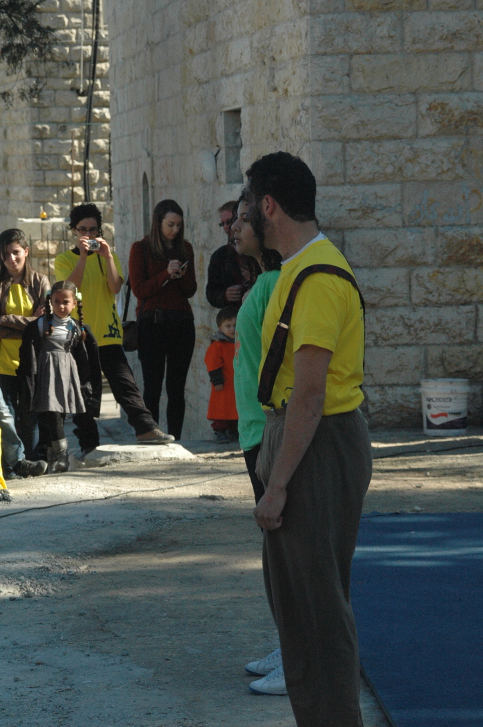 A Photograph of an Open Day in Birzeit <br />
 