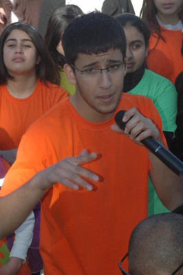 A Photograph of an Open Day in Birzeit <br />
 