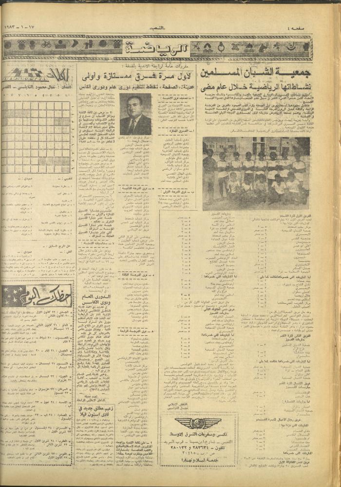 العدد 3181 من جريدة الشعب، 17 كانون الثاني 1983
