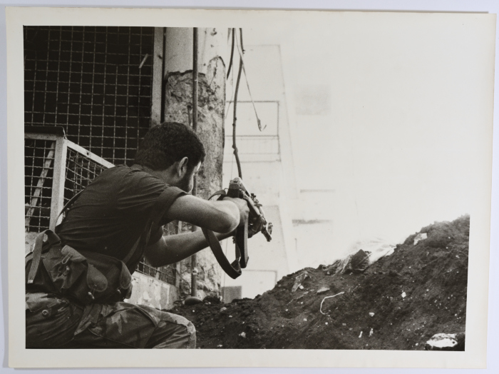 A Scene from an Armed Clash, Burj al-Barajneh Camp, 1986 