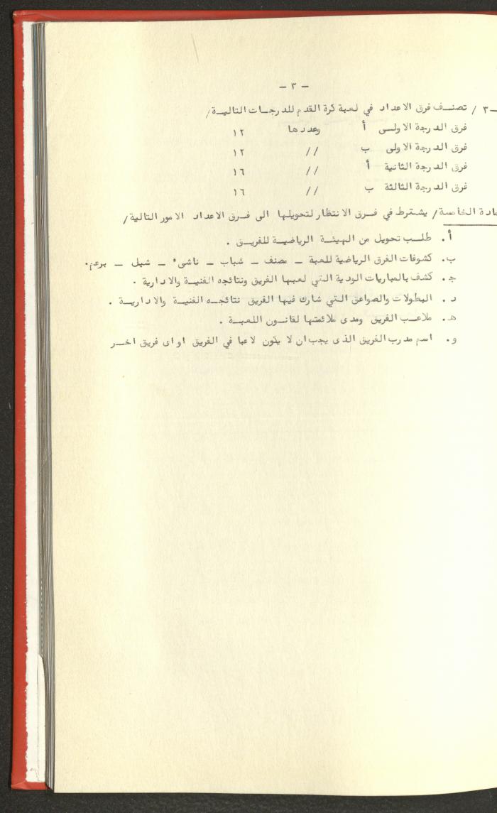 Sports Clubs Association Documents, 1979