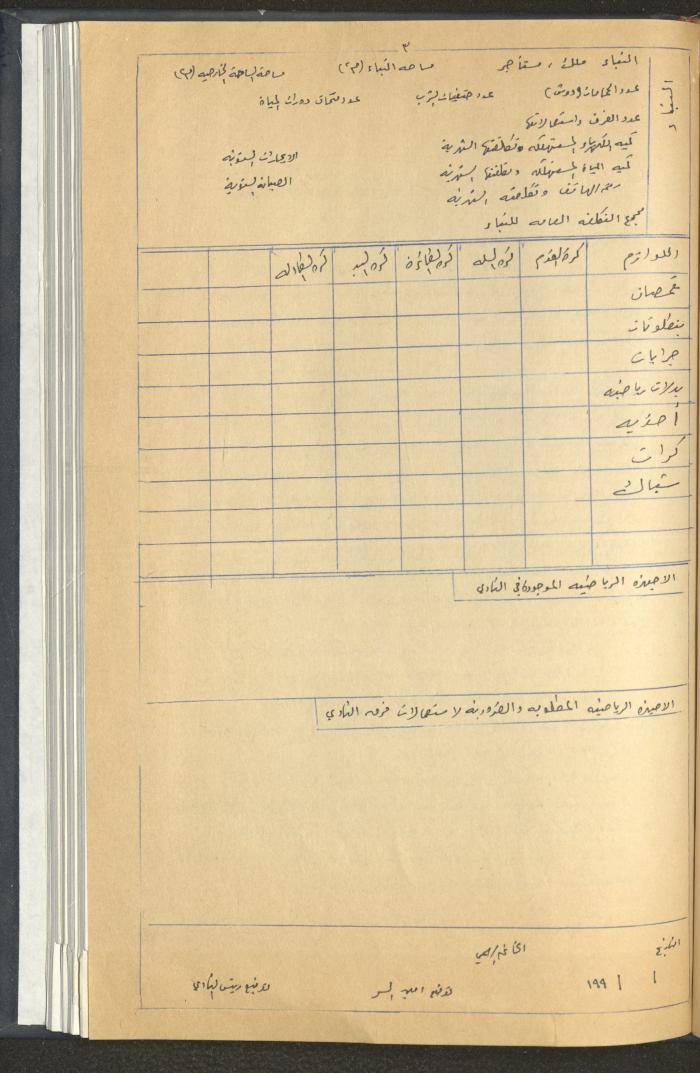 مراسلات رابطة الأندية الرياضية، القدس، 1990-93