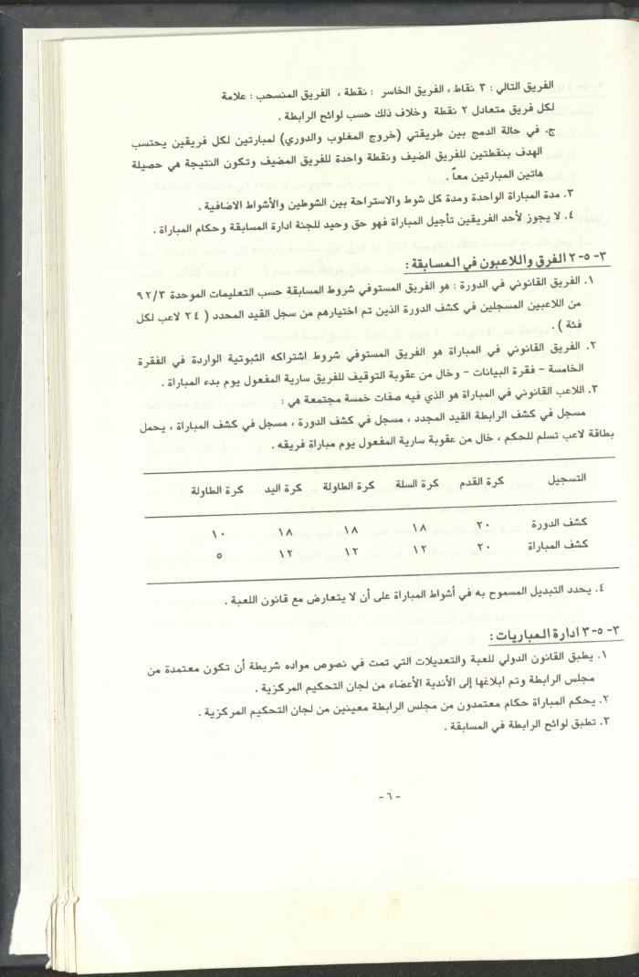 مراسلات رابطة الأندية الرياضية، القدس، 1992-93