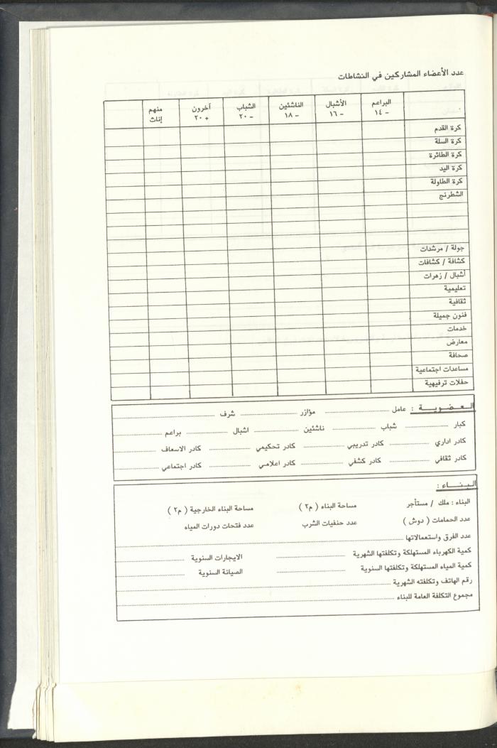 مراسلات رابطة الأندية الرياضية، القدس، 1992-93