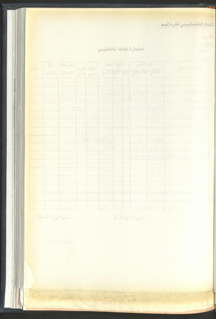 Correspondences of the Sport Clubs League, Jerusalem, 1987-94