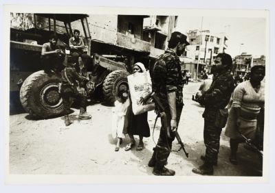 The Ba’ath Forces in a Palestinian Refugee Camp, Lebanon, 1985- 1986 