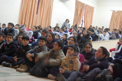 A Glimpse of a Performance by a Belgian Circus Troupe Hosted by the Palestinian Circus School	