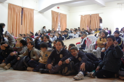 A Glimpse of a Performance by a Belgian Circus Troupe Hosted by the Palestinian Circus School	