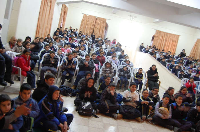 A Glimpse of a Performance by a Belgian Circus Troupe Hosted by the Palestinian Circus School	