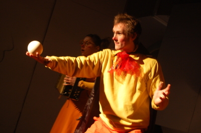 A Glimpse of a Performance by a Belgian Circus Troupe Hosted by the Palestinian Circus School	