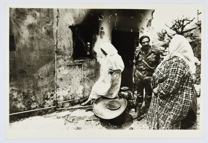 The Trail of Destruction in a Palestinian Refugee Camp, Lebanon, 1985- 1986