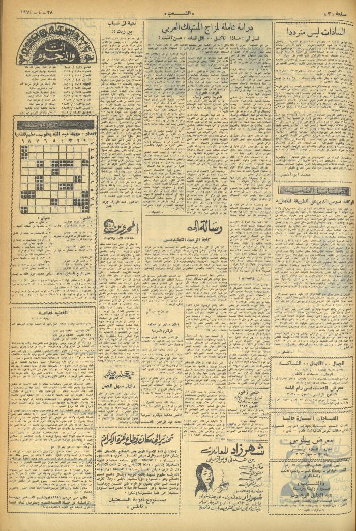 Issue 522 of Asha'b Newspaper, 28 April 1974
