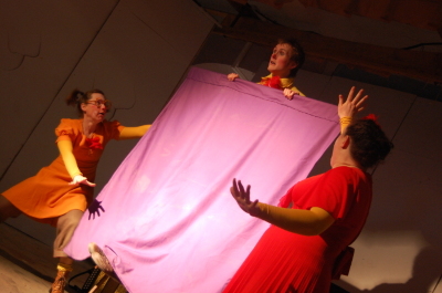 A Glimpse of a Performance by a Belgian Circus Troupe Hosted by the Palestinian Circus School	