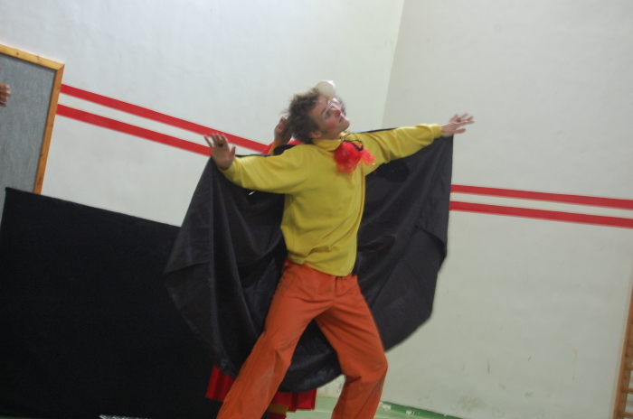 A Glimpse of a Performance by a Belgian Circus Troupe Hosted by the Palestinian Circus School	