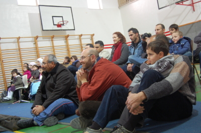 A Glimpse of a Performance by a Belgian Circus Troupe Hosted by the Palestinian Circus School	