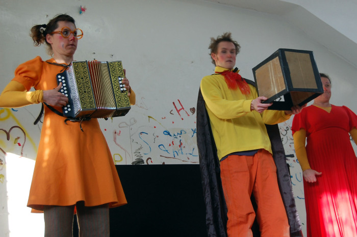 A Glimpse of a Performance by a Belgian Circus Troupe Hosted by the Palestinian Circus School	