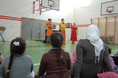 A Glimpse of a Performance by a Belgian Circus Troupe Hosted by the Palestinian Circus School	