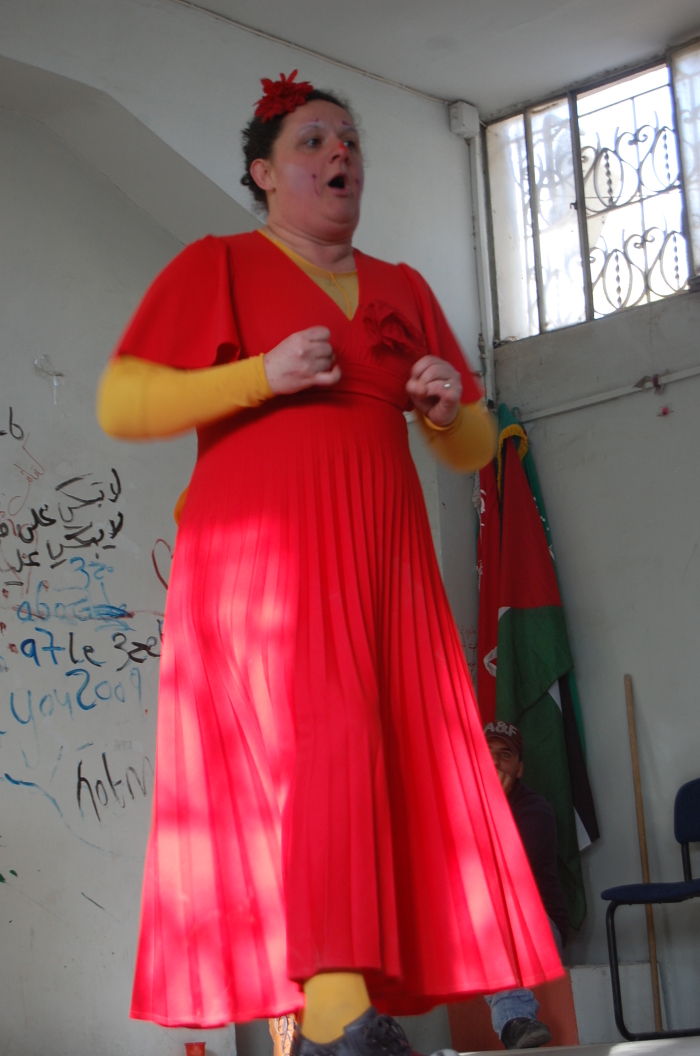 A Glimpse of a Performance by a Belgian Circus Troupe Hosted by the Palestinian Circus School	