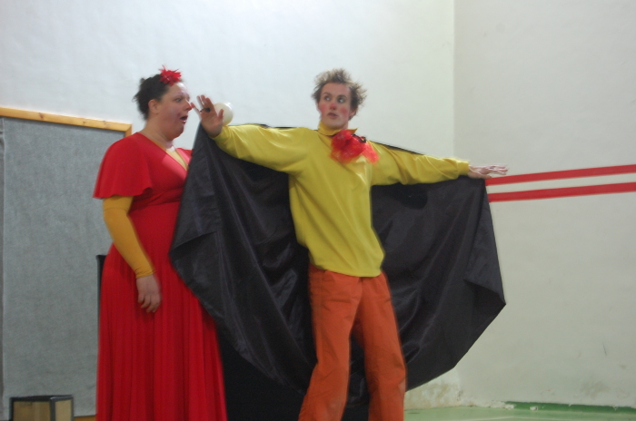 A Glimpse of a Performance by a Belgian Circus Troupe Hosted by the Palestinian Circus School	