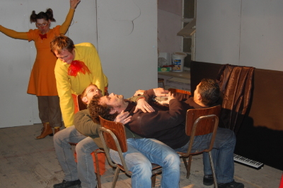 A Glimpse of a Performance by a Belgian Circus Troupe Hosted by the Palestinian Circus School	