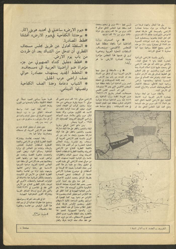 العدد الثاني من مجلة الغد، آذار 1983
