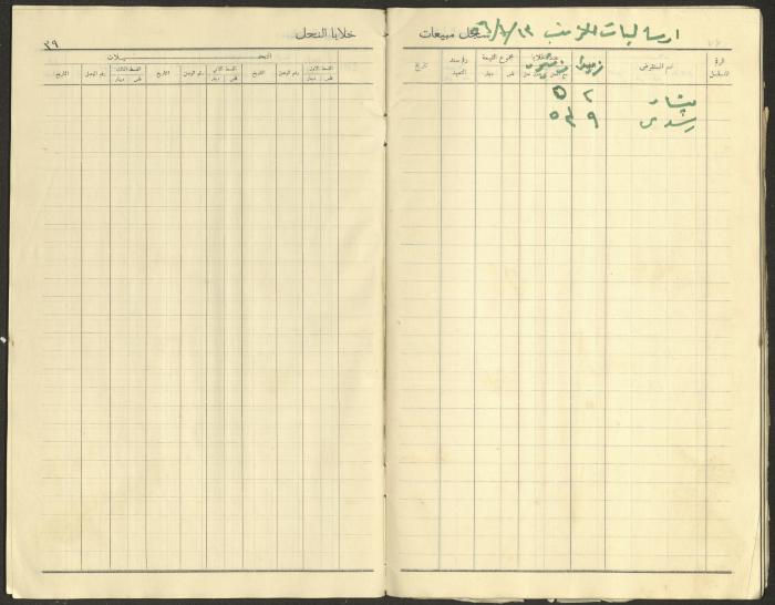 Beehive Sales Record, 1952-1967