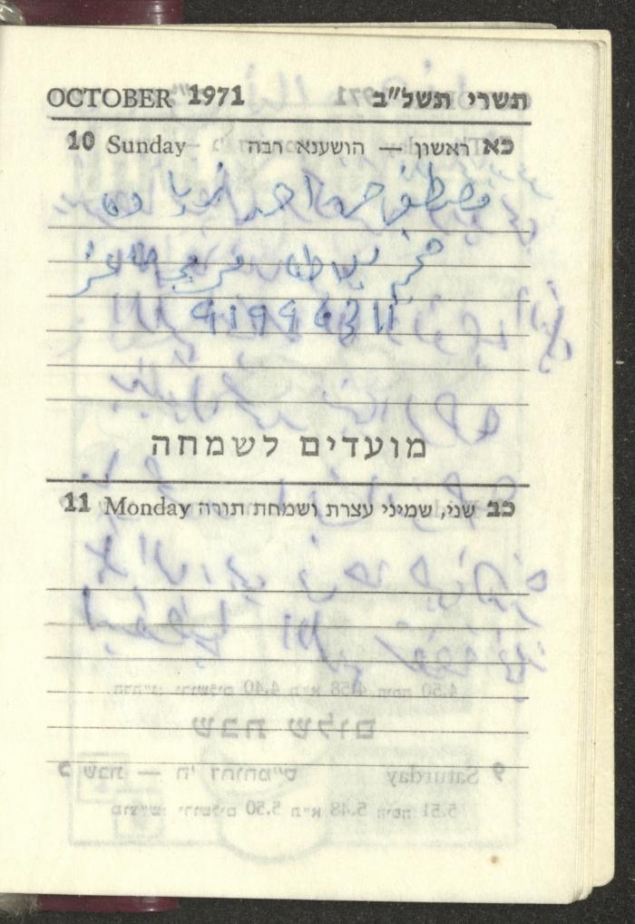 Agenda, 1972 