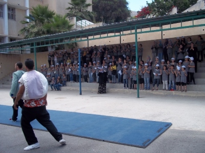 "أحلام للبيع"، مدرسة سيرك فلسطين، جنين