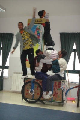 "أحلام للبيع"، مدرسة سيرك فلسطين، مركز غراس الثقافي
