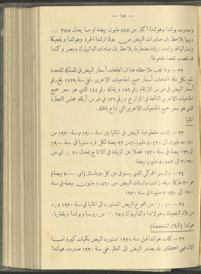 منشورات عن دائرة الزراعة والغابات، مطلع ثلاثينيات القرن العشرين