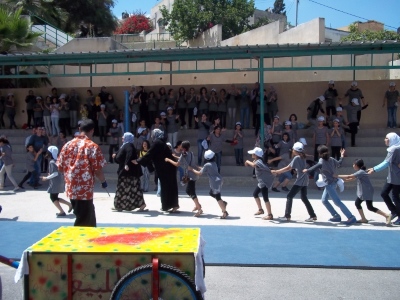 "أحلام للبيع"، مدرسة سيرك فلسطين، جنين