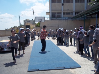 "أحلام للبيع"، مدرسة سيرك فلسطين، جنين