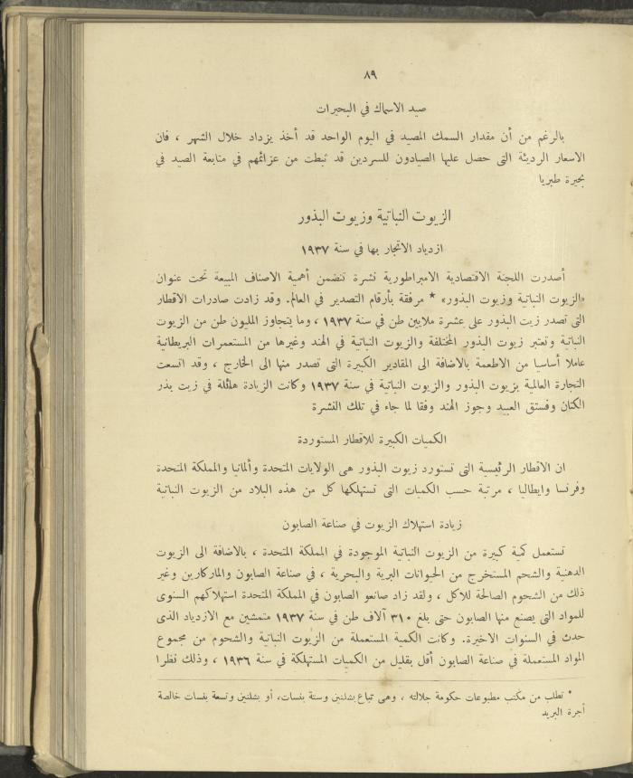 الملحق الزراعي من الوقائع الفلسطينية، ثلاثينيات وأربيعينيات القرن العشرين