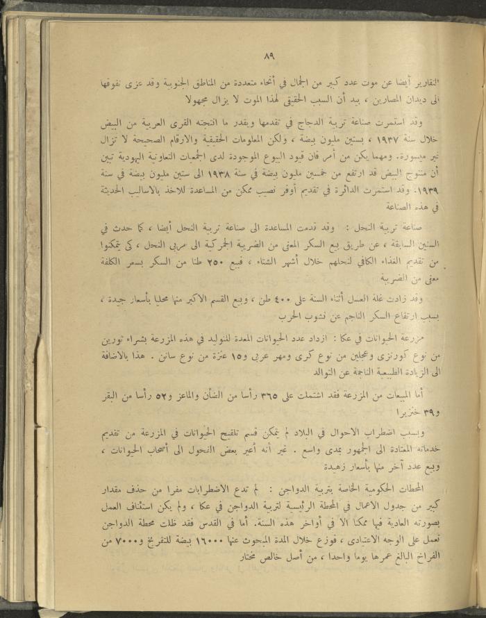 الملحق الزراعي من الوقائع الفلسطينية، ثلاثينيات وأربيعينيات القرن العشرين