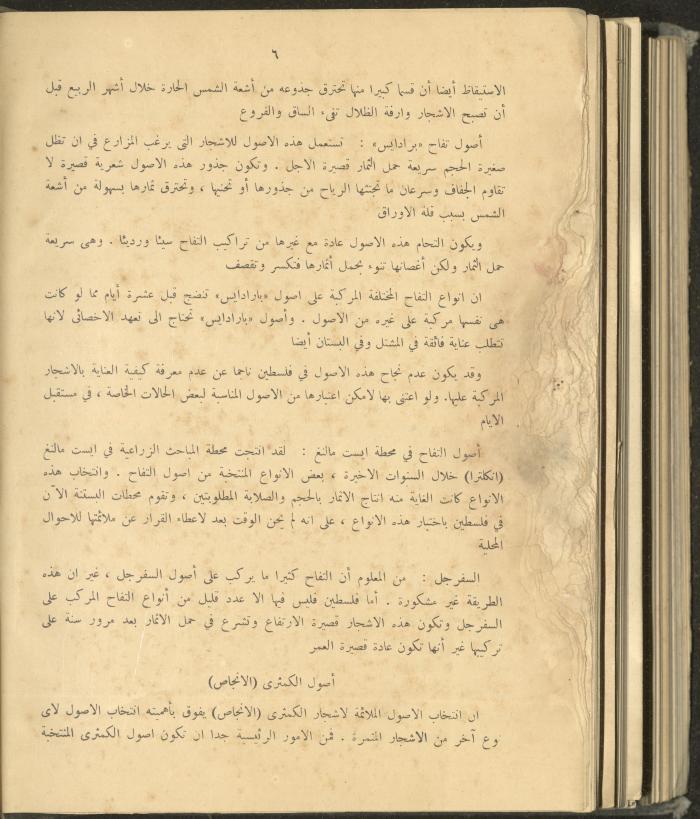 الملحق الزراعي من الوقائع الفلسطينية، ثلاثينيات وأربيعينيات القرن العشرين