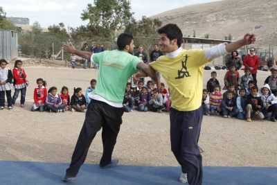 'Dreams for Sale', the Palestinian Circus School, al-‘Eizariya    <br />
 