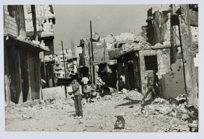 Children amidst Destruction, Shatila Camp, 1985- 1986