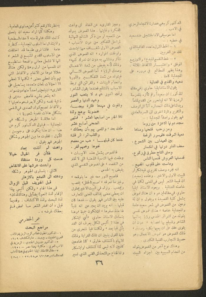 العدد الثاني عشر من مجلة الأفق الجديد، تشرين الثاني 1964
