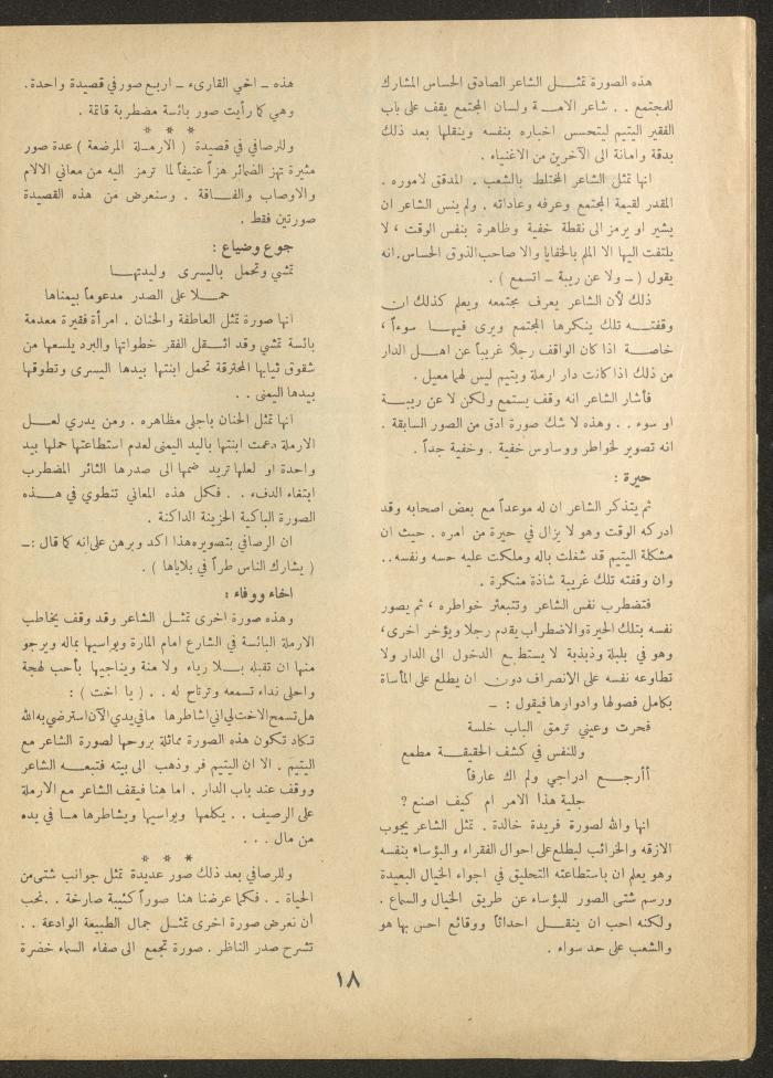 Issue 13 of al-Ofuq al-Jadeed Magazine, April 1962