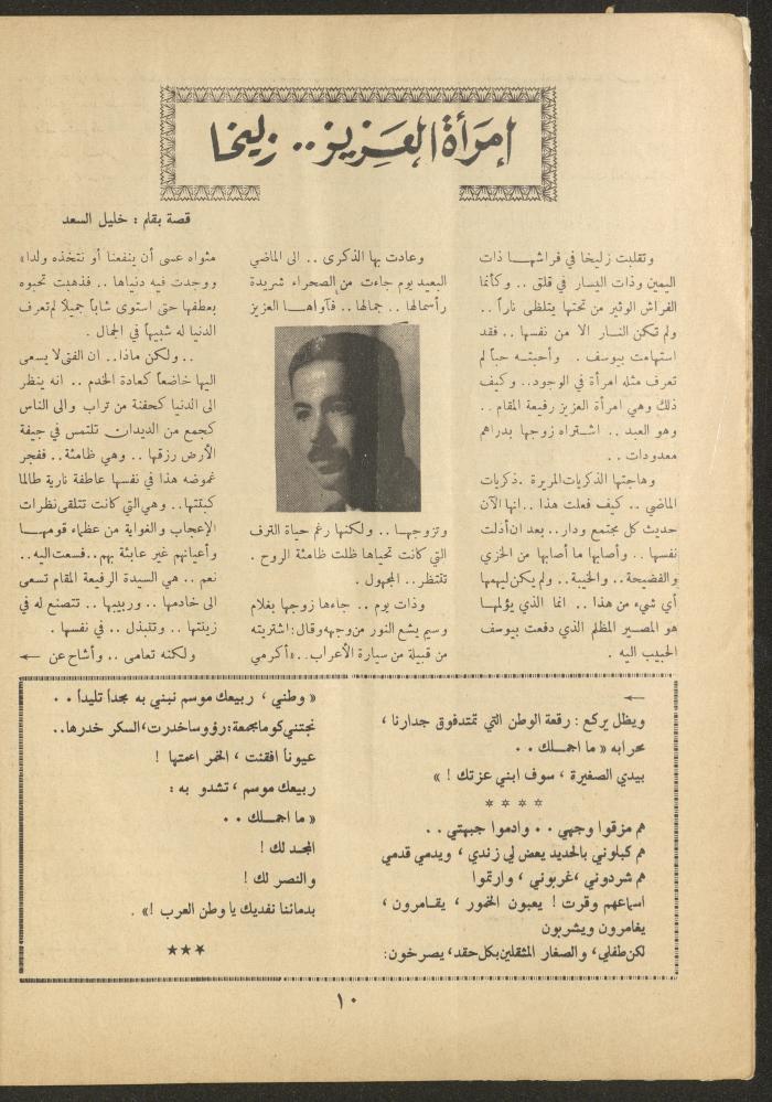 العدد الثامن من مجلة الأفق الجديد، كانون الثاني 1962
