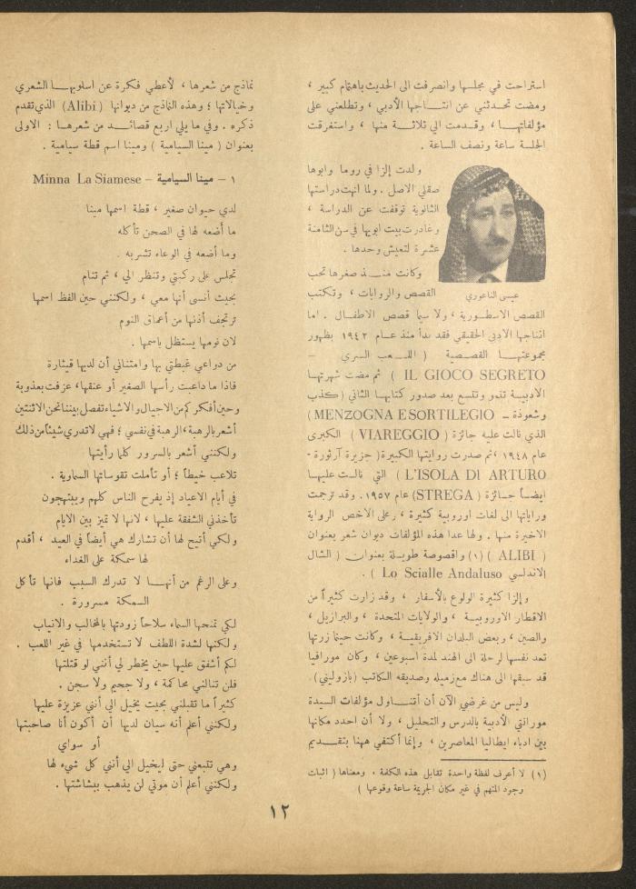 العدد العاشر من مجلة الأفق الجديد، شباط 1962
