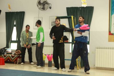 'Dreams for Sale', the Palestinian Circus School, Ghirass Cultural Center, 2010<br />
 