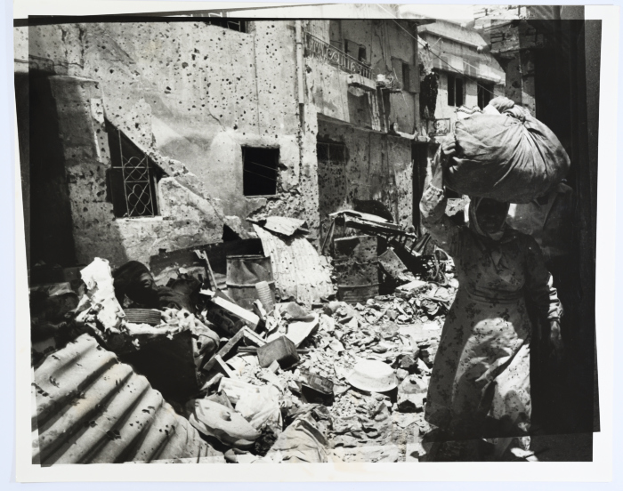 The Rubble of Destroyed Buildings, Shatila Camp, 1985- 1986

