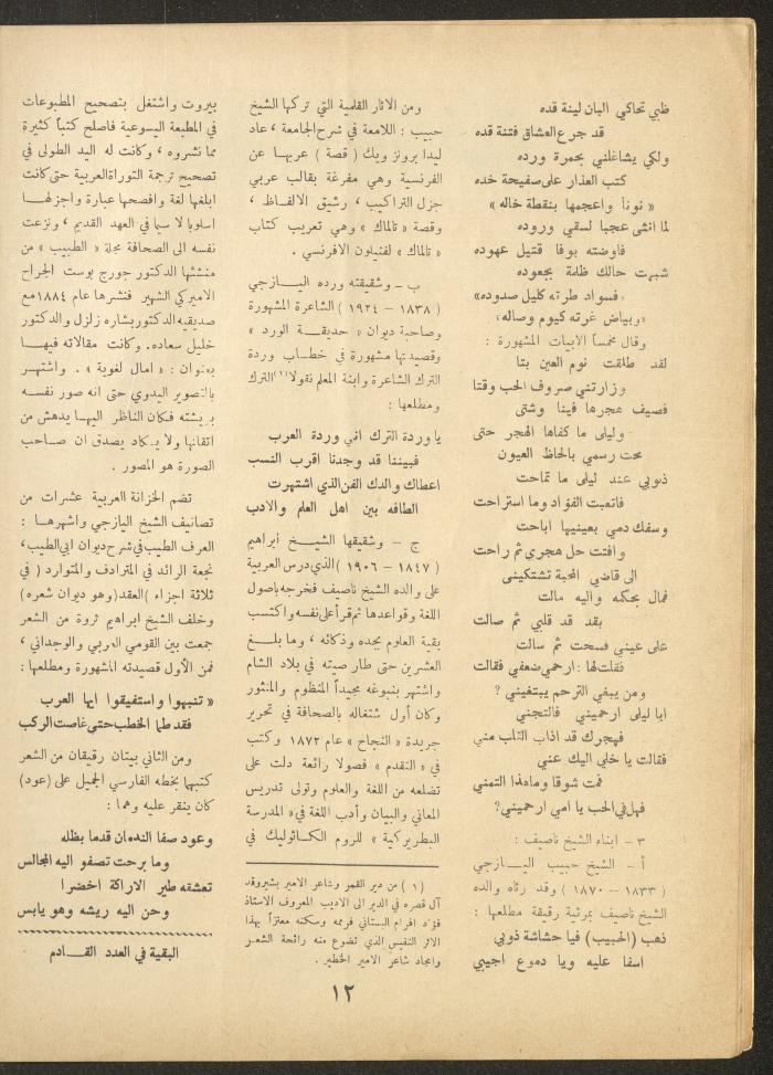 Issue 2 of al-Ofuq al-Jadeed Magazine, December 1962