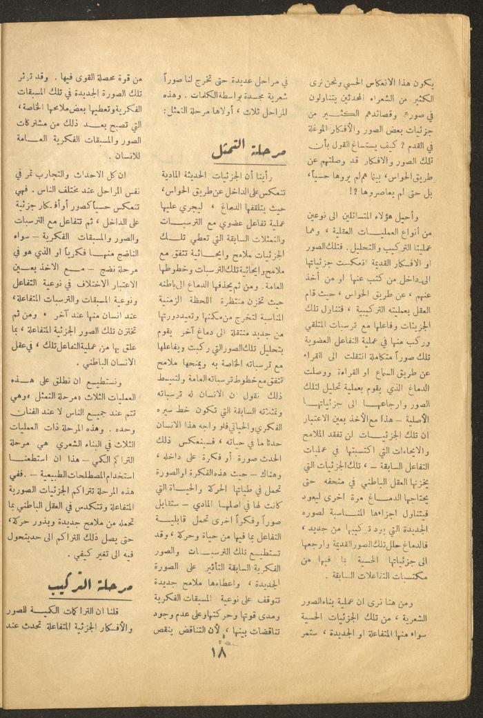 Issue 12 of al-Ofuq al-Jadeed Magazine, November 1964