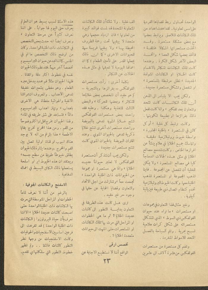 العدد الخامس عشر من مجلة الأفق الجديد، أيار 1962
